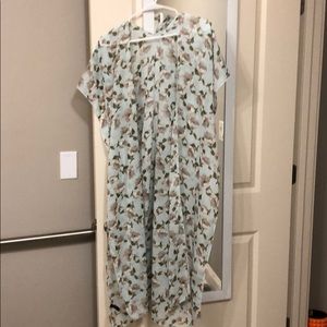 Long Sheer Dress Cover Up